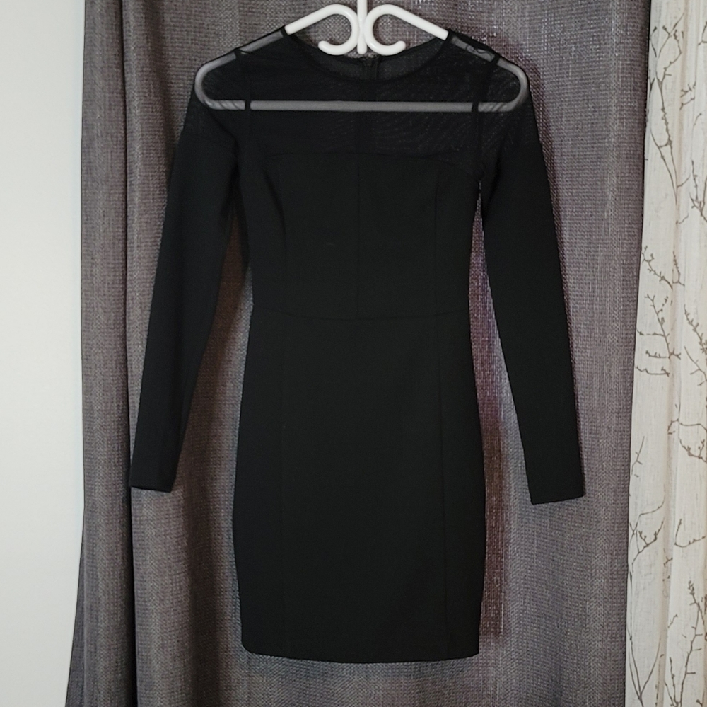 Dynamite Sheer shoulders mini dress - Picture 8 of 10